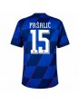 Kroatia Mario Pasalic #15 Vieraspaita EM-Kisat 2024 Lyhythihainen